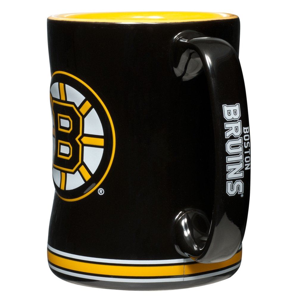 Boelter NHL Boston Bruins Sculpted Relief Mug Team Color 14oz