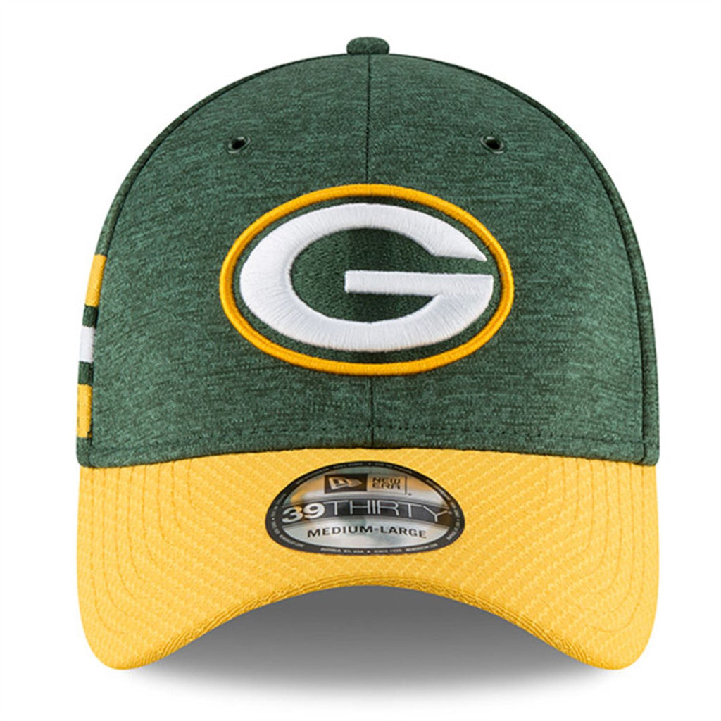 New Era NFL Men's Green Bay Packers 2018 Sideline Official 39Thirty Flex Hat