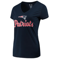 Concepts Sport NFL Women's New England Patriots Troupe Shirt And Pants Pajama Sleepwear 2-Piece Set