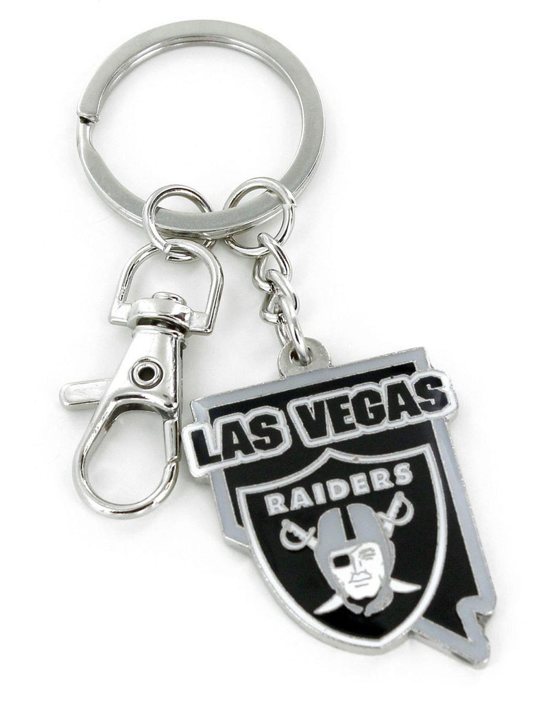 Aminco NFL Las Vegas Raiders Home State Heavyweight Keychain