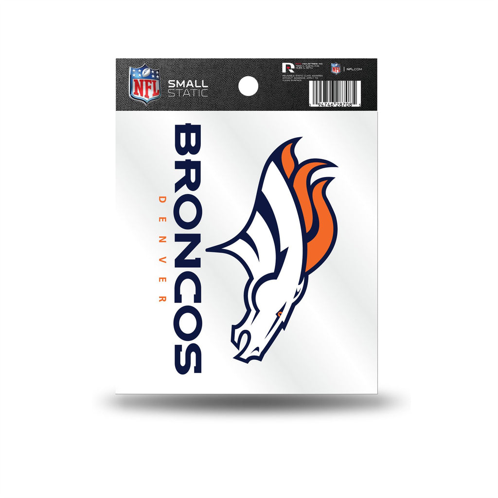 Rico NFL Denver Broncos Logo Static Cling Auto Decal Car Sticker Small SS
