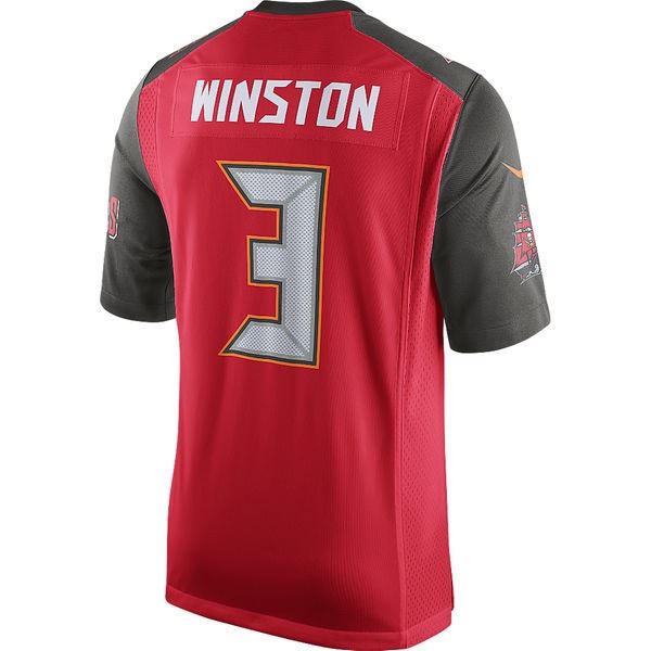 Nike NFL Youth #3 Jameis Winston Tampa Bay Buccaneers Game Jersey