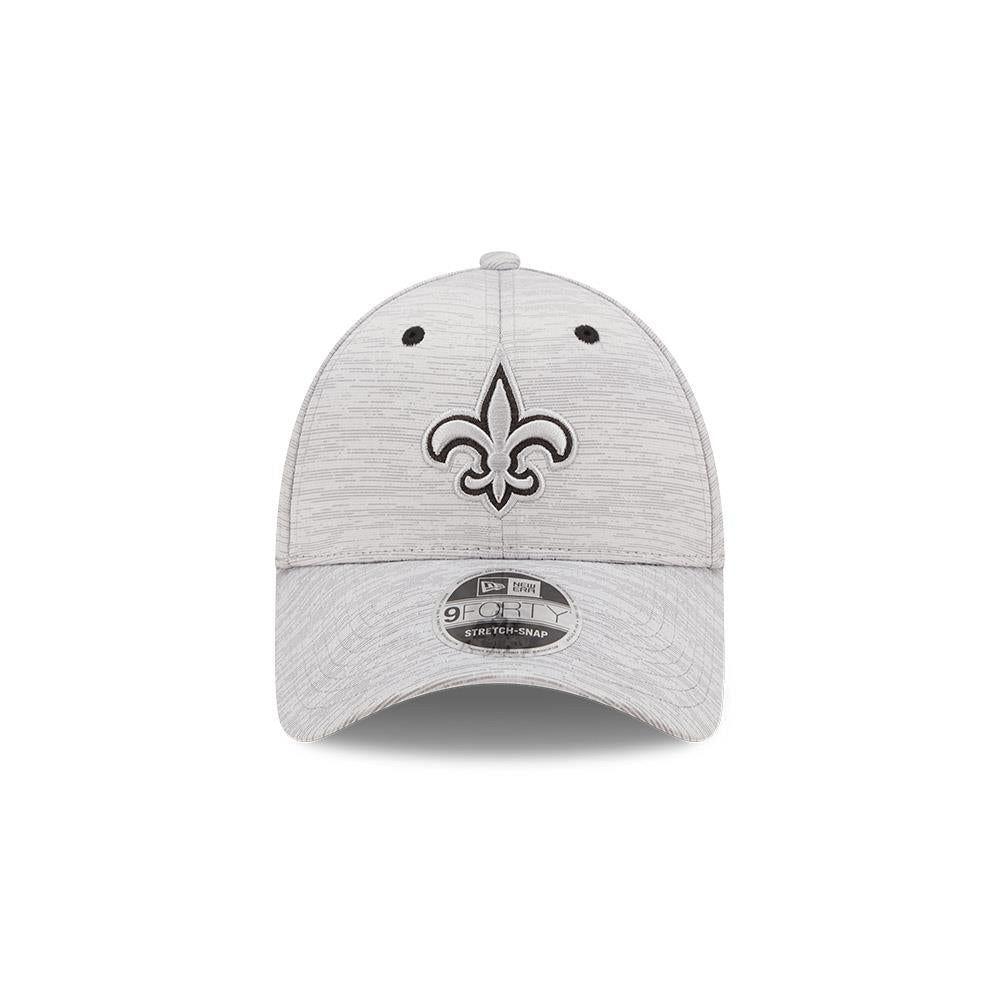 New Era NFL Men's New Orleans Saints Outline 9Forty Snapback Adjustable Hat Grey