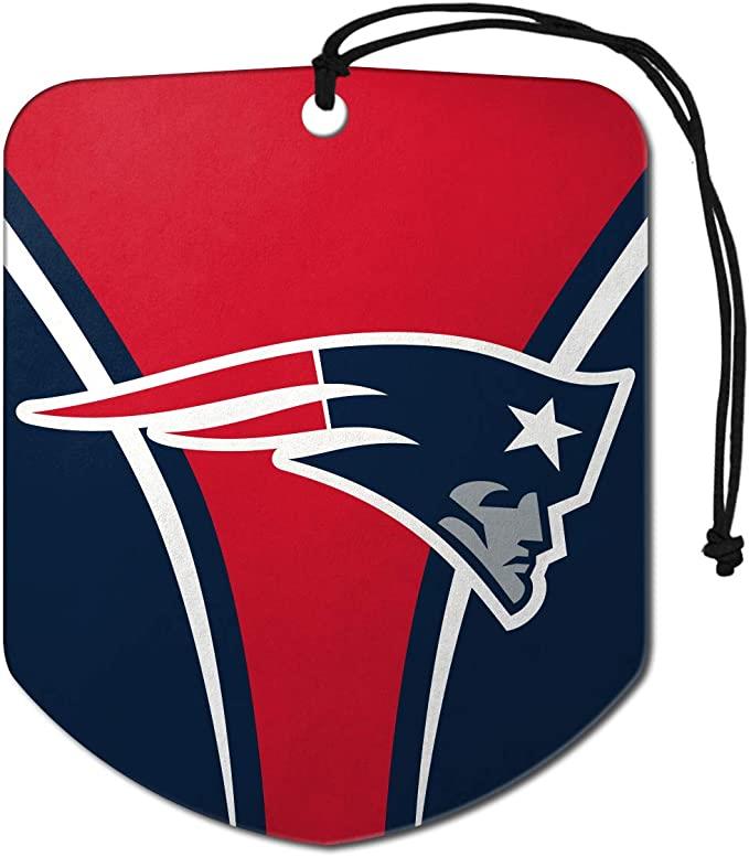 Fanmats NFL New England Patriots Shield Design Air Freshener 2-Pack