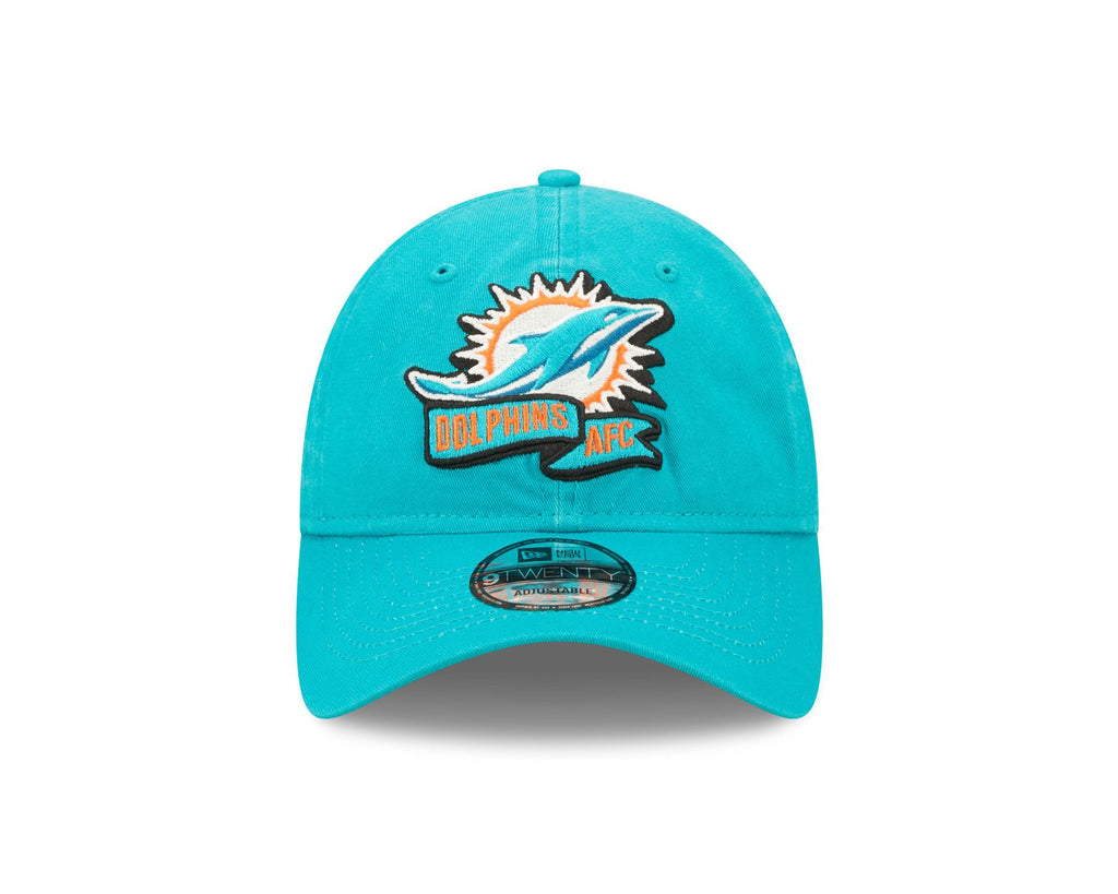 Miami Dolphins New Era 2022 Sideline 9Twenty Adjustable Hat - Aqua