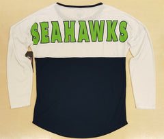 Concepts Sport NFL Women's Seattle Seahawks Comeback Long Sleeve Top