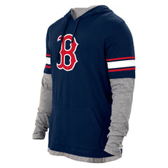 New Era Men's MLB Boston Red Sox Twofer Long Sleeve Hoodie