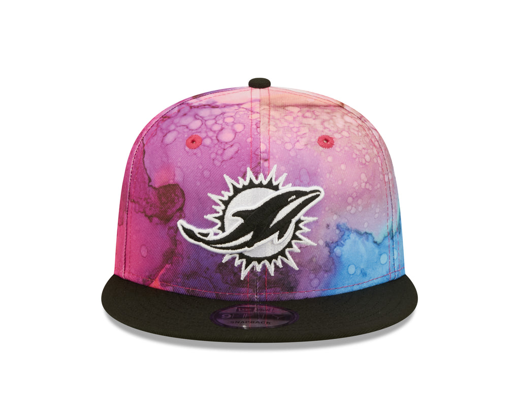New Era NFL Miami Dolphins 2022 Crucial Catch 9FIFTY Ink Dye Snapback Hat OSFM