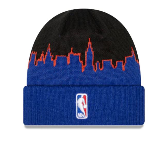 New Era NBA Men's New York Knicks Tip-Off Cuffed Knit Beanie OSFM