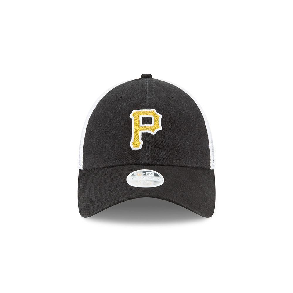 New Era MLB Women's Pittsburgh Pirates Trucker Shine 9TWENTY Adjustable Hat