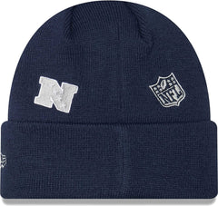 New Era NFL Men's Dallas Cowboys Identity Cuffed Knit Beanie Navy OSFM