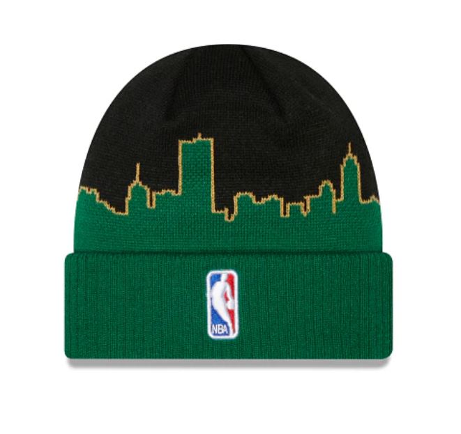 New Era NBA Men's Boston Celtics Tip-Off Cuffed Knit Beanie OSFM