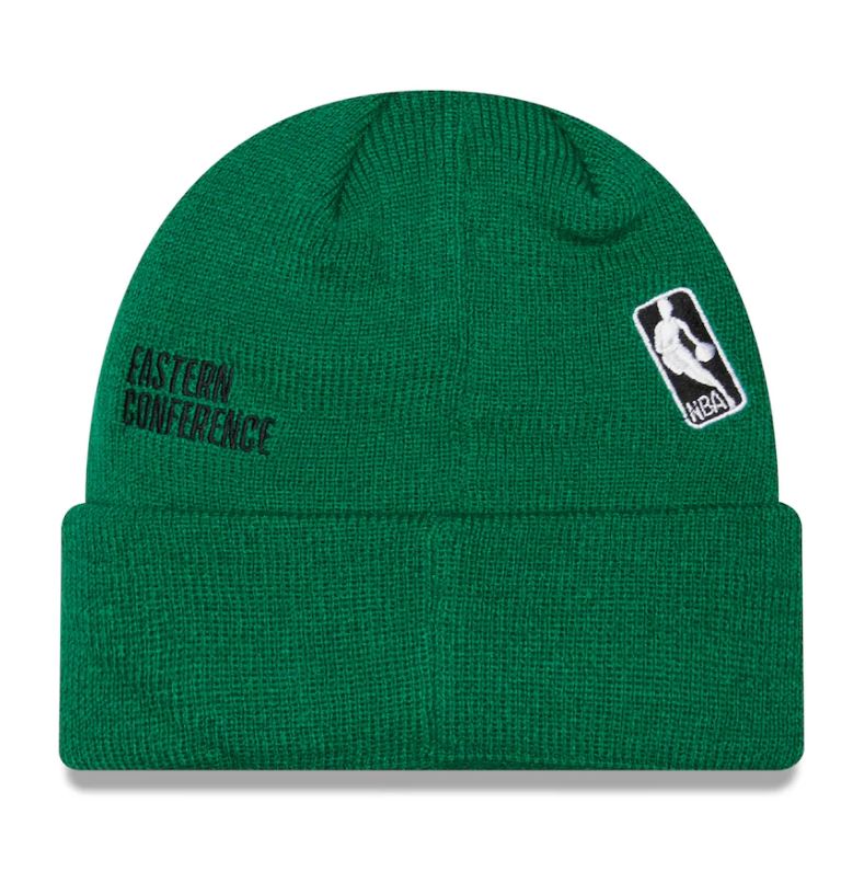 New Era NBA Men's Boston Celtics Identity Cuffed Knit Beanie Green OSFM