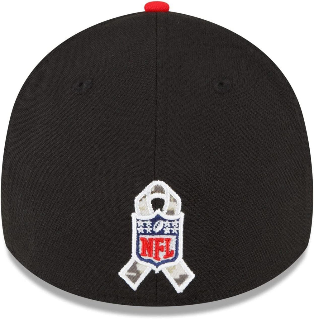 New Era Kansas City Chiefs 2022 Salute to Service 39THIRTY Stretch Fit Hat, S/M, Black