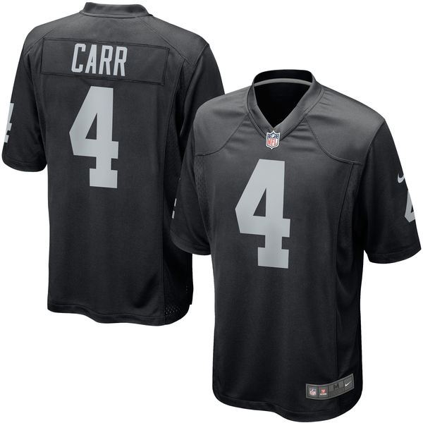 Nike NFL Men's #4 Derek Carr Las Vegas Raiders Game Jersey