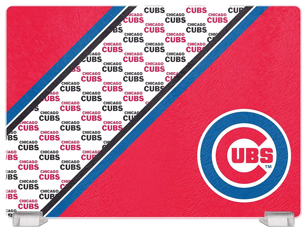 Duck House MLB Chicago Cubs Glass Cutting Board 14"x10"