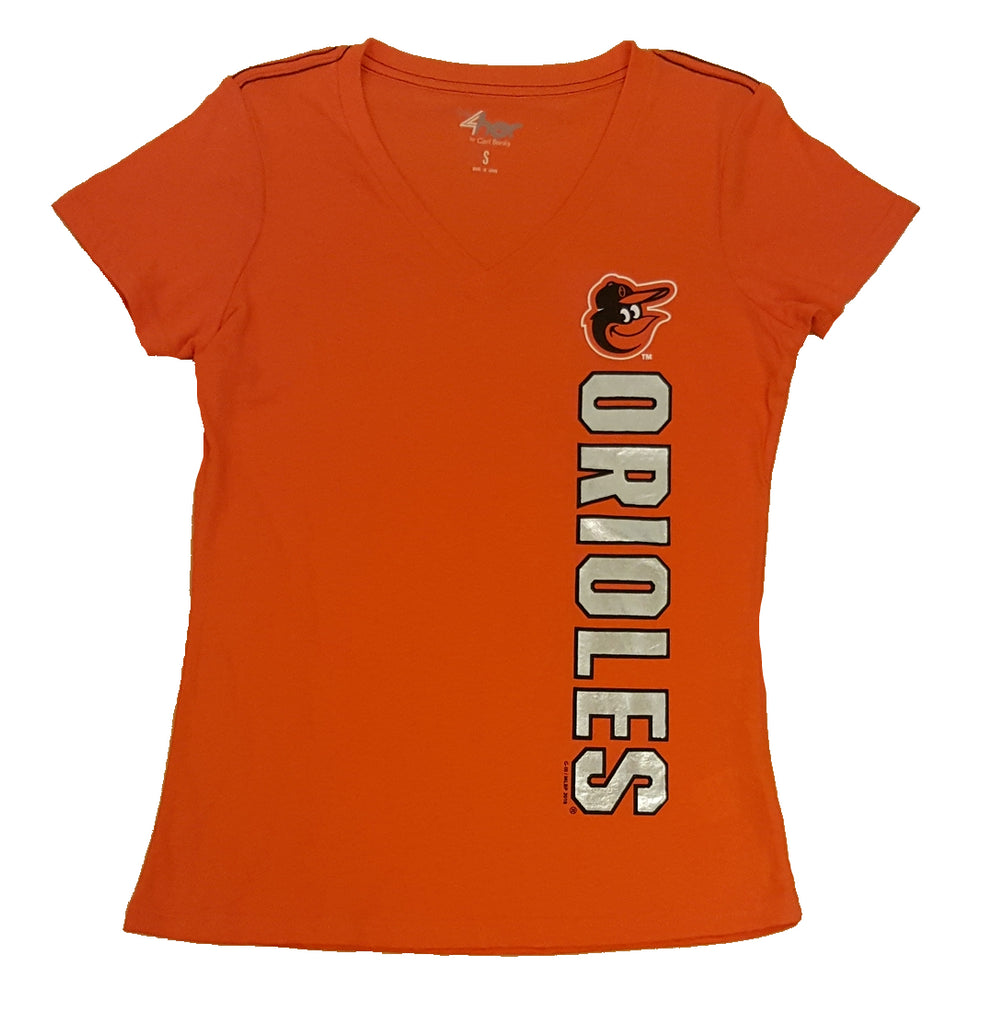 Baltimore Orioles New Era Women's Scoop Neck T-Shirt - Orange