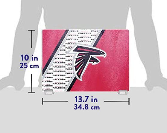 Duck House NFL Atlanta Falcons Glass Cutting Board 14