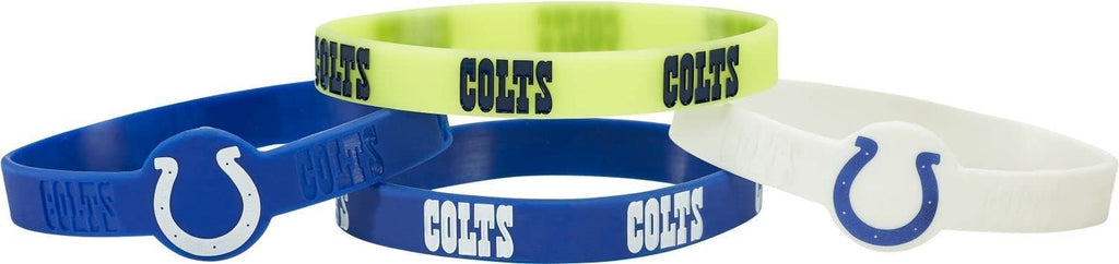 Aminco NFL Indianapolis Colts 4-Pack Silicone Bracelets