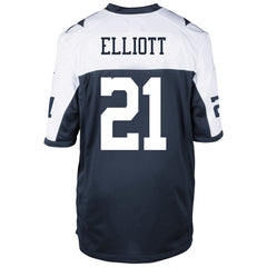 Nike NFL Men's #21 Ezekiel Elliott Dallas Cowboys Throwback Game Jersey