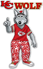 Rico NFL Kansas City Chiefs Shape Cut Mascot Logo Pennant