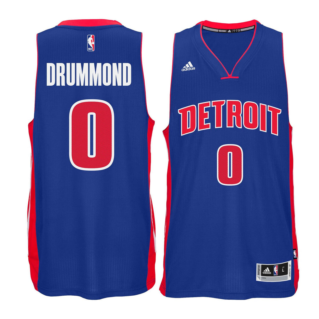 Adidas NBA Men's #0 Andre Drummond Detroit Pistons Swingman Jersey