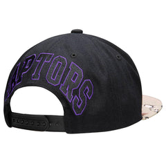 Mitchell & Ness NBA Men's Toronto Raptors Choco Camo HWC Snapback Adjustable Hat Black