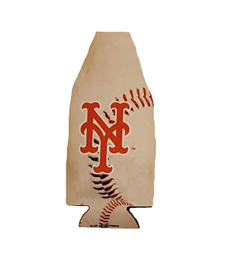 Kolder MLB New York Mets Vintage Baseball Zip Bottle Coolie Koozie