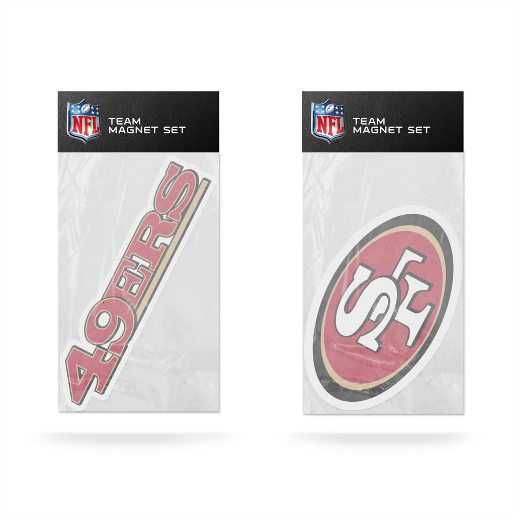 Rico NFL San Francisco 49ers 2-Piece Magnet Set