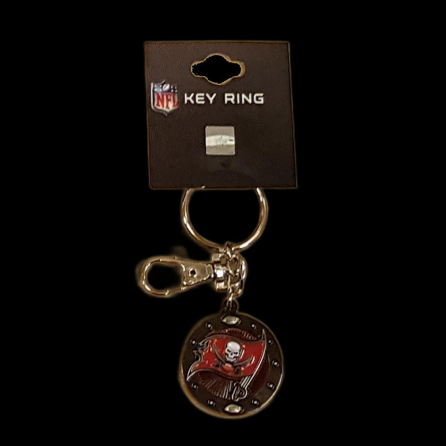 Aminco NFL Tampa Bay Buccaneers Impact Keychain, Silver, One Size