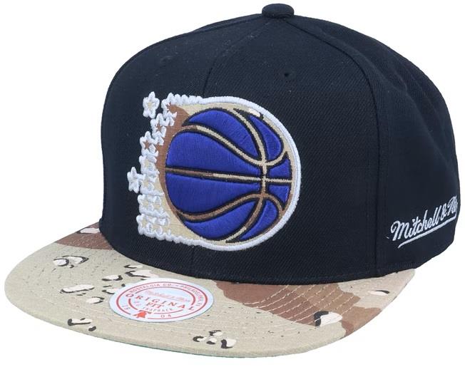 Mitchell & Ness NBA Men's Orlando Magic Choco Camo HWC Snapback Adjustable Hat Black