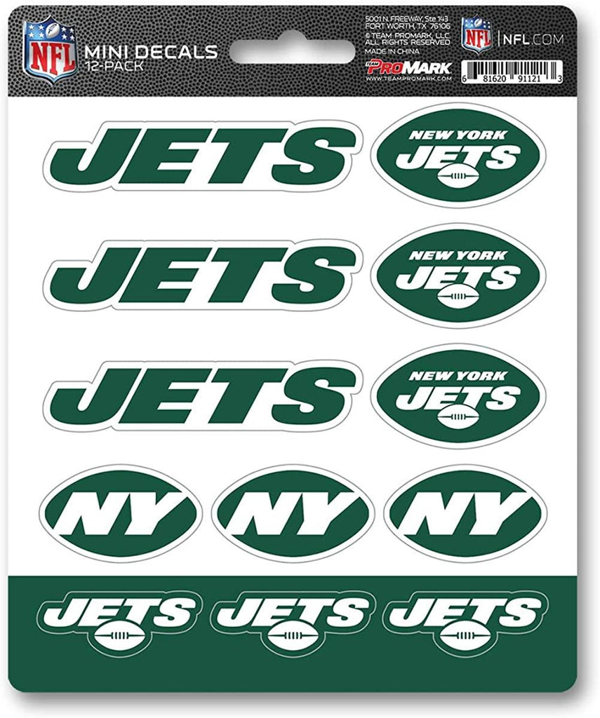 Fanmats NFL New York Jets Mini Decals 12-Pack