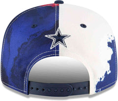 New Era NFL Men's Dallas Cowboys Ink 9FIFTY Adjustable Snapback Hat Navy OSFM