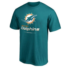 Fanatics Branded NFL Men's Miami Dolphins Team Lockup Logo T-Shirt