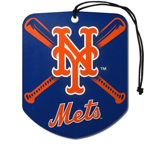 Fanmats MLB New York Mets Shield Design Air Freshener 2-Pack