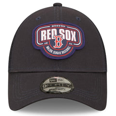 New Era MLB Men's Boston Red Sox Logo Patch 9FORTY Adjustable Snapback Hat Navy OSFM