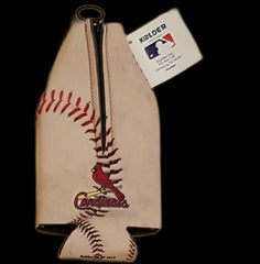 Kolder MLB St Louis Cardinals Vintage Baseball Zip Bottle Coolie Koozie