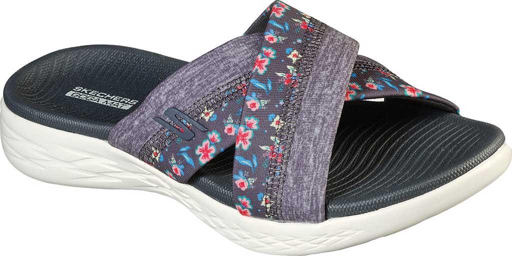 Skechers Women's On The Go 600 Blooms Slide Sandals
