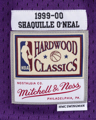 Mitchell & Ness NBA Men's Los Angeles Lakers Shaquille O'Neal 1999-00 Hardwood Classics Swingman Jersey