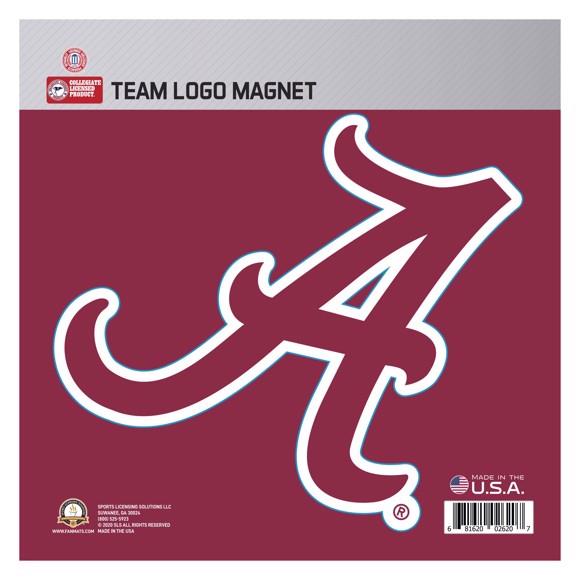 Fanmats NCAA Alabama Crimson Tide Large Team Logo Magnet 10"