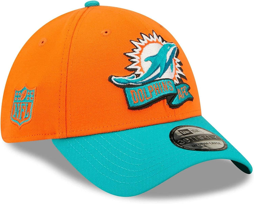 New Era NFL Men's Miami Dolphins 2022 NFL Sideline 39THIRTY Flex Hat –  Sportzzone