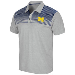 Colosseum NCAA Men's Michigan Wolverines Needles Polo