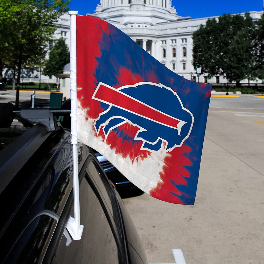 Rico NFL Buffalo Bills Tie Dye Car Flag 16