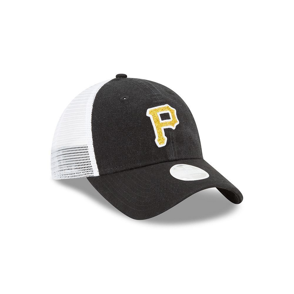 New Era MLB Women's Pittsburgh Pirates Trucker Shine 9TWENTY Adjustable Hat