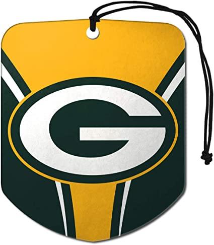 Fanmats NFL Green Bay Packers Shield Design Air Freshener 2-Pack