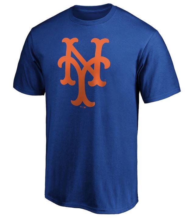 Fanatics Branded MLB Men's New York Mets Official Logo T-Shirt
