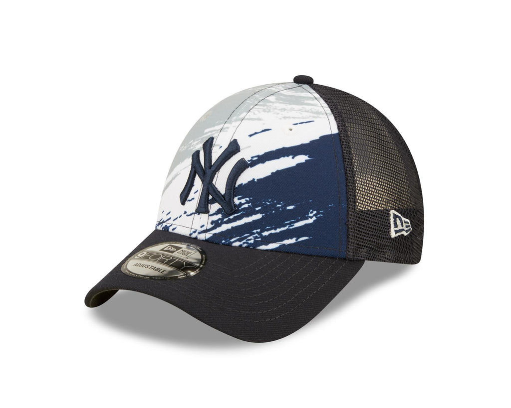 New York Yankees New Era Trucker 9FORTY Adjustable Snapback Hat - Navy