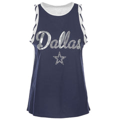 DCM NFL Women's Dallas Cowboys Stella Tank Top