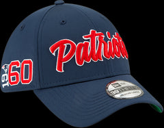 New Era NFL Men's New England Patriots 2019 Sideline Home Official 39THIRTY 1960s Flex Hat