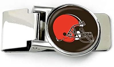 Aminco NFL Cleveland Browns Classic Hinged Money Clip Silver